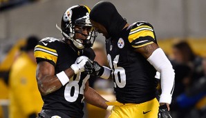 Antonio Brown (l.) und Le'Veon Bell machen in dieser Saison den Unterschied für Pittsburgh