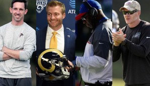 Kyle Shanahan, Sean McVay, Anthony Lynn und Sean McDermott sind vier der sechs neuen Head Coaches