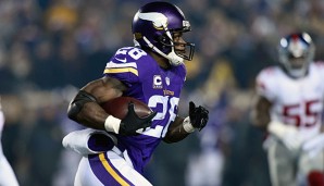 Adrian Peterson wurde nach zehn Jahren bei den Vikings nach der vergangenen Saison entlassen