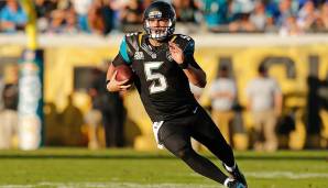 2014: BLAKE BORTLES (3. Pick/Starter) - Eine der Überraschungen im 2014er Draft, Bortles übernahm in Week 3 für Henne. Bortles schien tatsächlich die langfristige Jags-Lösung zu sein. Bis er 2016 mehrere Schritte zurückmachte. Trotzdem als Rookie: ERFOLG