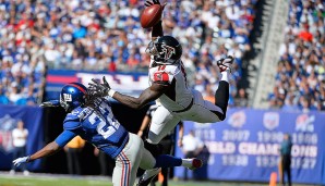 1. Julio Jones, WR, Atlanta Falcons: Overall-Rating: 98 - Speed: 94 - Beschleunigung: 92 - Agilität: 95 - Stärke: 78