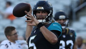 Blake Bortles muss in Jacksonville um seinen Stammplatz gehörig zittern