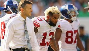 Odell Beckham Jr. hat die ersten zwei Touchdown-Pässe der Saison gefangen