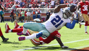 Ezekiel Elliott erzielte gegen die 49ers drei Touchdowns