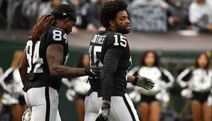 Michael Crabtree flog für eine Schlägerei früh vom Platz