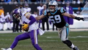 Inside/Middle Linebacker, NFC: Luke Kuechly, Carolina Panthers