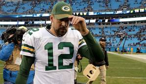 Aaron Rodgers verpasste den Großteil der Saison aufgrund eines Schlüsselbeinbruchs.