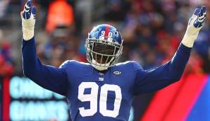 Defensive End Jason Pierre-Paul, New York Giants - Wechsel zu den Tampa Bay Buccaneers. Preis: Drittrunden-Pick 2018; beide Teams tauschen zudem Viertrunden-Picks 2018