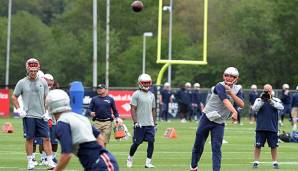 Auch für Tom Brady stellen die OTAs die erste offizielle Trainingsmöglichkeit mit seinen Teamkollegen dar.