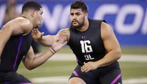 21. Cincinnati Bengals - Will Hernandez, OG, UTEP. Wer nach "Nasty Lineman" sucht, dürfte schnell bei Hernandez landen. Hat seine Aktien im Combine steigen lassen, würde dabei helfen, Cincinnati an der Line eine neue Identität zu geben.