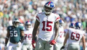 Wurde bei den New York Giants aufgrund von Verletzungen nie richtig glücklich: Wide Receiver Brandon Marshall.