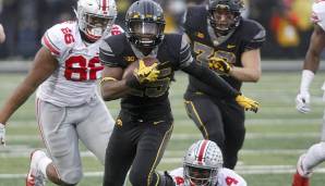 Akrum Wadley, RB, Iowa - Deal bei den Tennessee Titans.