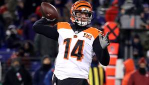 17. Andy Dalton, Cincinnati Bengals. Der prototypische Durchschnitts-QB kommt in der Mitte rein. Dalton steigerte sich im Laufe der vergangenen Saison allerdings merklich, bekommt er eine saubere Pocket, kann er in die "gute QBs"-Rankings klettern.