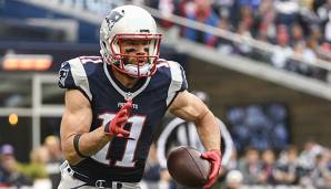 Julian Edelman ist das Lieblingsziel von Quarterback Tom Brady bei den New England Patriots.