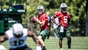 Bei den New York Jets wollen Sam Darnold und Teddy Bridgewater den Starting-Spot von Josh McCown.