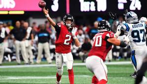 Matt Ryan, Falcons (vs. Saints): Woche 2 sah um Längen besser aus als der Auftakt, insbesondere auch in der Red Zone. Jetzt wartet eine Saints-Defense, die bislang im Pass-Rush und in der Secondary große Defizite offenbart.