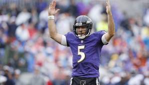 15. Joe Flacco, Ravens: Eine der positiven Überraschungen dieser Saison. Flacco ist einer der aggressivsten Downfield-Passer der bisherigen Saison, zuletzt glänzend gegen den Blitz. Ein Quantensprung zum Vorjahr.