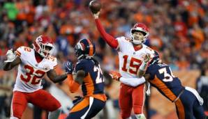 Patrick Mahomes sorgte insgesamt für zwei Touchdowns in Denver.