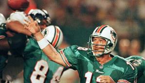 7.: Dan Marino (1983-1999) - 420 Touchdown-Pässe (Dolphins).