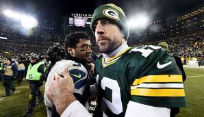 Für Aaron Rodgers und Russell Wilson stehen die Playoffs auf dem Spiel.