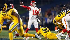 Für Chiefs-Quarterback Patrick Mahomes war es bereits das zweite Spiel in dieser Saison mit sechs Touchdown-Pässen. Das haben vor ihm nur Ben Roethlisberger (2014) und Y.A. Tittle (1962) geschafft.