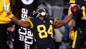 Antonio Brown stellte mit seinem Touchdown gegen die Patriots einen Franchise-Rekord ein.