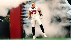 Defensive Ends AFC: J.J. Watt, Houston Texans - Myles Garrett, Cleveland Browns - Melvin Ingram, Los Angeles Chargers.