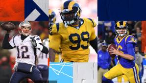 Die Los Angeles Rams treffen auf die New England Patriots in Super Bowl LIII.