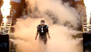 15. Cam Newton, Panthers. Hatte 2018 noch deutlich größere Probleme mit Pressure als etwa Goff - bis zu seiner Verletzung hatte er aber als Passer eine gute Saison. Als Runner ist er noch immer eine Ausnahme, um ihn herum ist das Run-Scheme aufgebaut.