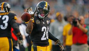 6. Le'Veon Bell, Jets. Mit seinem geduldigen Run-Stil und der Fähigkeit, als Receiver zumindest überall aufgestellt zu werden, hat Bell definitiv Value. Jetzt gilt es, unter Gase im Passspiel auch vertikaler eingesetzt zu werden.