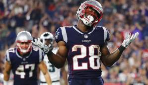 12. James White, Patriots. Kein RB sah 2018 mehr Targets (125), oder hatte mehr Air Yards (417, 100 mehr als Platz 2), unter RBs mit über 30 Targets Platz 3 was Depth of Target (3,3 YDS) angeht. White ist ein Spezialist, aber ein unheimlich wertvoller.