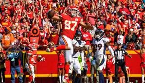 1. Travis Kelce, Chiefs. Der beste All-Around-TE in der NFL. Großartiger Receiver und explosiv nach dem Snap, hat sich als Blocker nochmal klar weiterentwickelt und in der Red Zone ein konstantes Mismatch.