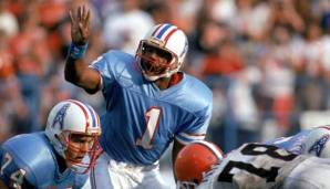 Warren Moon führte die NFL in zwei Jahren in Passing Yards an