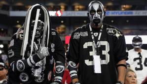 17. Oakland Raiders - Fan-Ausgaben: 31 - Social-Ranking: 13 - Auswärts-Auftritte: 5.