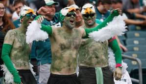 3. Philadelphia Eagles - Fan-Ausgaben: 12 - Social-Ranking: 4 - Auswärts-Auftritte: 1.