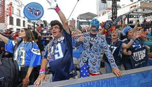 30. Tennessee Titans - Fan-Ausgaben: 28 - Social-Ranking: 31 - Auswärts-Auftritte: 26.