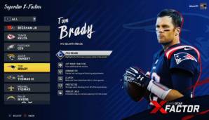 TOm Brady steht in Madden 20 vor allem für seine Pro Reads an der Line of Scrimmage.