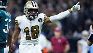 NEW ORLEANS SAINTS: Keith Kirkwood. Der Undrafted Rookie deutete sein Talent 2018 bereits an, in der kommenden Saison könnte ihm nun ein Starting Spot winken. Der 24-jährige Wideout wird aller Voraussicht nach mit Tre'Quan Smith um Snaps kämpfen.