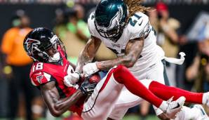 Calvin Ridley erzielte einen Touchdown für die Atlanta Falcons gegen die Philadelphia Eagles.