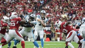 Kyle Allen, QB, Panthers: Könnte aus dem Cam-Newton-Ersatz der Cam-Newton-Nachfolger werden? Allen hatte ein fantastisches Spiel in Arizona, die Panthers-Offense sah um Welten besser aus als mit Newton zuletzt.