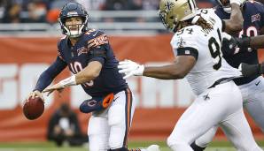 Mitch Trubisky, QB, Bears. Erstes Spiel nach der Verletzung, der Auftakt zur bisher wichtigsten Phase in Trubiskys Karriere - und gegen die Saints ein Debakel. Als Passer nicht gut genug, er scheint schlicht nicht die langfristige Antwort zu sein.