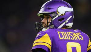 7. Kirk Cousins, Vikings. Ein fantastischer Turnaround nach einem sehr schwierigen ersten Saisonviertel. Cousins spielt seit dem Giants-Spiel auf Elite-Level, macht wenige Fehler und legt Woche für Woche Big Plays auf.