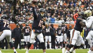 29. Mitch Trubisky, Bears. Zunehmend schwer nachvollziehbar, warum die Bears Trubisky noch nicht auf die Bank gesetzt haben. Verfehlt offene Receiver, die Mechanics werden schlimmer - die Offense ist mit Trubisky nicht funktional.