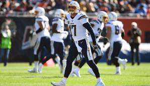 11. Philip Rivers, Chargers. Rivers hat nach wie vor etwas im Tank. Es sind mehr Turnover, als es sein sollten, doch gerade was Rivers im vertikaleren Passspiel macht, ist beachtlich. Hält die Protection jetzt besser, wird Rivers noch mehr glänzen.