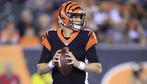 NICHT GEWERTET: Ryan Finley, Bengals. Übernimmt jetzt nach der Bye für Dalton - was einerseits Sinn macht, um Finley Praxis zu geben; andererseits wird es hinter dieser Offensive Line schwer sein, irgendeinen QB zu bewerten, ganz besonders einen Rookie.