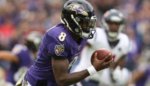 GEWINNER: Lamar Jackson, QB, Ravens. 222 Passing Yards, 4 Touchdowns und 86 Rushing Yards gegen Houston. Es sollte ein MVP-Kandidaten-Duell gegen Watson sein, das Lamar eindeutig dominiert hat. MVP!