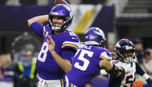 GEWINNER: Kirk Cousins, QB, Vikings. Die Vikings lagen zur Pause 0:20 zurück und erzielten dann letztlich 20 Punkte im 4. Viertel für ein Mega-Comeback. Cousins steigerte sich gewaltig und führte sein Team mit 3 TD-Pässen an. Sein nächstes Statement.