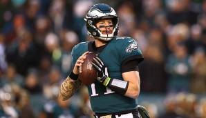 16. Carson Wentz, Eagles. Die WR-Situation ist übel, aber Wentz hat immer noch das beste TE-Duo der Liga und eine Top-10-O-Line. Zu häufig ungenau, zu anfällig in der Pocket, zu viele Fehler, für eine Offense, die eigentlich konstante Präzision bräuchte.