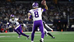 4. Kirk Cousins, Vikings. Die Plätze 6-3 sind relativ austauschbar; Cousins ist daraus derzeit zumindest der Beständigste. Play Action und Screens helfen, aber sind nicht der alleinige Schlüssel. Cousins spielt einfach seit etwa Woche 5 richtig gut.