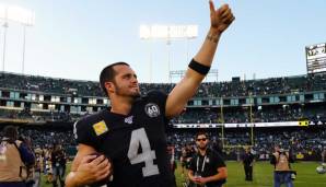 OAKLAND RAIDERS (?): Er könnte das Quarterback-Domino ins Rollen bringen und durcheinander wirbeln: Derek Carr. Der 28-Jährige spielt eine gute Saison und wäre für alle genannten Teams ein Upgrade auf der Quarterback-Position.